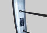 Mach1 MC20 26 Inch Front Wheel, 36 Spokes, Nutted Axle, Silver