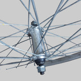 Mach1 MC20 26 Inch Front Wheel, 36 Spokes, Nutted Axle, Silver