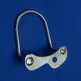 Single Hole Bicycle Rear Derailleur Chain Guard Protector Silver