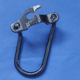 Single Hole Bicycle Rear Derailleur Chain Guard Protector Black