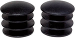 Weldtite Pair Bicycle Handlebar End Caps Plugs Black