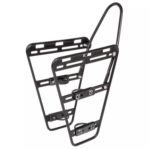 M-Wave Bicycle Alloy Front Pannier Rack Black Low Rider