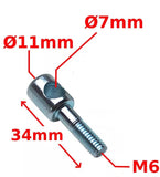 Bicycle Cantilever Brake Anchor Bolt M6