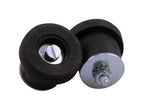 Velox Pair Bicycle Handlebar End Caps Plugs Black