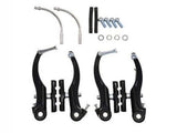 Miranda Cold Forged Bicycle Set V-Brakes MTB Hybrid Silver/Black