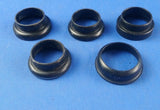 Bicycle Headset Threaded/Threadless 1-1/8" Cups Black Steel