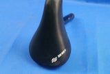 One Piece Black Bicycle Saddle with Seatpost 27.2mm