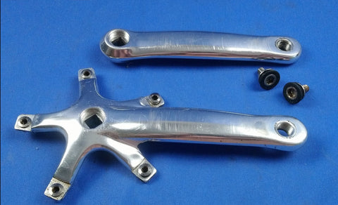 Cyclone CPI CFM Vintage Bicycle Crank Arms 170mm Silver