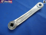 Silver Bicycle Crank Arm L/H Side Diamond Axis