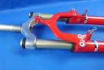 RST Mozo Pro Front Retro Suspension Forks for 26" Wheels Red