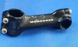 Mongoose Bicycle Alloy Stem 110mm, 25.4 mm Black