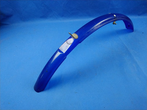 Bicycle Front Mudguard for 27/28 inch Wheels Blue Clear