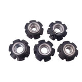 Weldtite Bicycle Headset Star Nuts Black 1" /1-1/8"/ 1.5" M6- M10