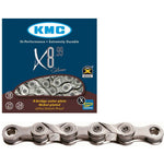 KMC X8.99 Bicycle Chain 7/8 Speed 1/2 x 3/32" 116 Links