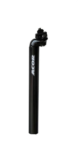 Acor Black Bicycle Seatpost 26.0 mm x 400 mm