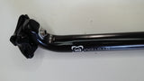 System EX Black Bicycle Seatpost 29.4/28.6 mm x 400 mm Alloy