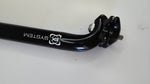 System EX Black Bicycle Seatpost 29.4/28.6 mm x 400 mm Alloy