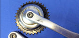 Compact Sparta Vintage Bicycle Crankset 170mm Silver