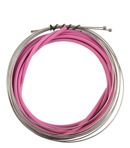 Clarks Gear Cable Kit Stainless Steel & Pink Outer