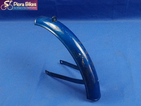 Vitage Bicycle Front Mudguard for 12.5 inch Wheels Blue