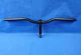 Black Bicycle Downhill Handlebar 580mm with Quill Stem