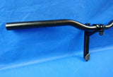 Black Bicycle Downhill Handlebar 580mm with Quill Stem