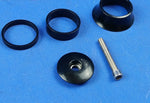 Black Bicycle Top Cap, Cover, 2 x  Spacers 5/10 mm