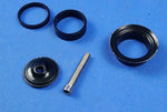 Black Bicycle Top Cap, Cover, 2 x  Spacers 5/10 mm