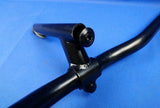 Black Bicycle Downhill Handlebar 580mm with Quill Stem