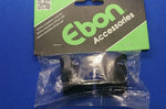 Ebon Bicycle Handlebar Tape Stoppers End Finishing Silicone Cover Black