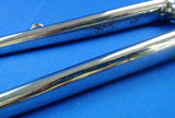 Vintage Tange Mangaloy Bicycle Front Rigid Forks for 27 inch Wheels Silver Threaded