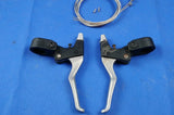 Bicycle V-Brake Levers Front and Rear Black and Silver