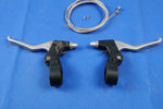 Bicycle V-Brake Levers Front and Rear Black and Silver