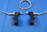 Bicycle V-Brake Levers Front and Rear Black and Silver