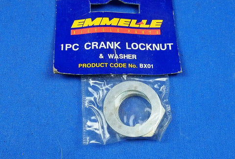 Emmelle Bicycle Bottom Bracket Crank Lock Nut with Washer