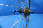 Pair of Bicycle Axis Classic Rims Wheels 650C with 8 Speed Cassette