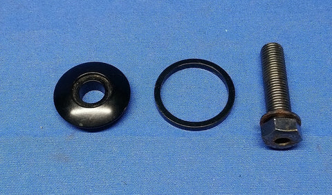 Black Bicycle Top Cap with Spacer 4 mm