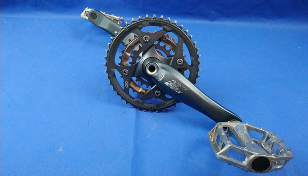 Shimano Deore LX FC-M572 Bicycle Crankset 175 mm with Pedals