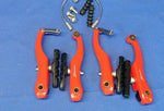 Genuine Parts Saccon Bicycle V-Brakes Set Red