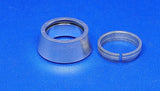 Bicycle Top Cover Threadless Headset 1-1/8" Silver