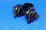 Black Bicycle Seatpost Clamp for Straight Seatpost