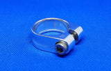 Silver Bicycle BMX MTB Seatpost Clamp Alloy Ø34.9mm