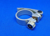 Bicycle QR Seatpost Clamp 31.8 mm Alloy Silver