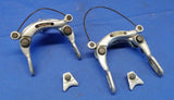 Raleigh Weinmann 750 610 Vintage Bicycle Caliper Brake Set Silver