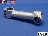Silver Bicycle Alloy Stem 130mm, 25.4 mm