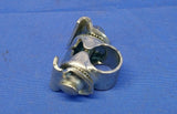 Silver Bicycle Seatpost Clamp for Straight Seatpost