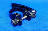 Bicycle QR Seatpost Clamp 31.8 mm Alloy Black