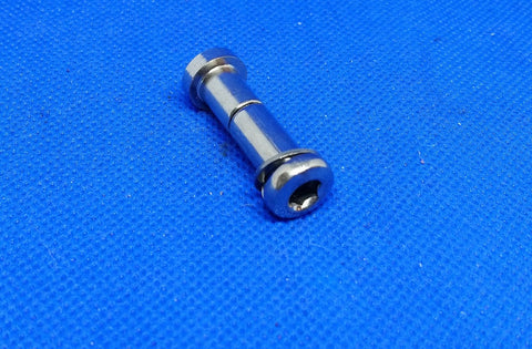 Retro Vintage Bicycle Seatpost Bolt Steel Silver 27mm