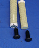 DMR Locdd Bicycle Grips Lock-on Green & White