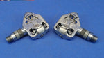 Wellgo RC-703 Bicycle Clipless Pedals Silver Used